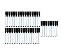 Lot de 50 stylos aquarelle avec gomme - Marqueurs magnétiques pour tableau blanc - Effaçable à sec