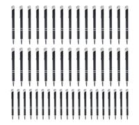 Lot de 50 stylos plume en métal - Multifonctionnel - Tendance - Avec pince argentée - Pour professionnels, enseignants, étudiants, voyages, réunion scolaire