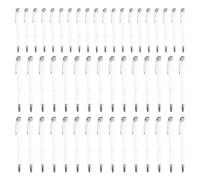 Lot de 50 stylos professionnels en métal - Papeterie multifonction tendance avec pince argentée - Pour élites, étudiants, enseignants, professionnels, usage quotidien, école