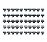 Lot de 50 supports de barre de porte en plastique pour Iveco Daily 2006-2018 - Gris