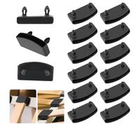 Lot de 50 Supports pour Sommier à Lattes - Capuchons en Plastique De Rechange pour Rails LatéRaux - Embouts pour Lit