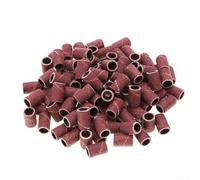 Lot de 50 tambours de ponçage grain 80/120/180 pour perceuse à ongles, manucure, pédicure, travail du bois, bricolage et polissage (120#)