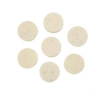 Lot de 50 tampons de polissage en feutre de laine avec 2 mandrins de 3,2 mm pour Dremel Style pour outils de meulage rotatifs 25 mm