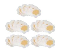 Lot de 50 tampons de prévention en forme de fleur en mousse PE pour pieds bulles ruban adhésif transparent