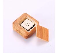 Lot de 50 tampons de rechange pour diffuseur d'huiles essentielles portable avec 4 trous, inserts non parfumés pour diffuseur sans eau, ventilateur de brume et boîte d'arômes (carré)