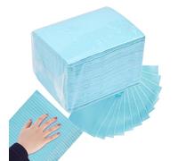 Lot de 50 tapis de table à ongles jetables étanches à 3 couches, absorbants grâce aux feuilles de technologie des ongles résistantes à la multiplication | Protège la de travail pendant le nail