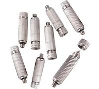 Lot De 50 Têtes De Brumisateur En Laiton, Buses De Brumisation Haute Pression Pour Système De Refroidissement, Buses De Pulvérisation De Brouillard, Brumisateur D'atomisation Pour Kit D'outils D'i