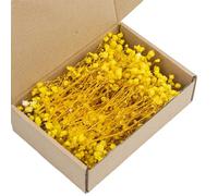 Lot de 50 tiges Florales séchées de Souffle de bébé Blanc éternel pour la décoration de Mariage et l'artisanat Fait à la Main, Fleur de gypsophile préservée