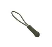 Lot de 50 tirettes de fermeture éclair pour vêtements, sacs, portefeuilles, vert militaire