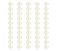 Lot de 50 trombones en métal en forme de champignon - 30 x 30 mm - Marque-page coloré - Pour documents, photos, notes, cartes, gestion des images