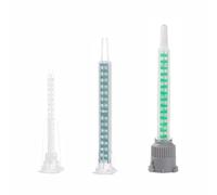 Lot de 50 tubes de mélange adhésifs en plastique AB pour pistolet adhésif, mélangeur statique, résine plastique, 83 mm