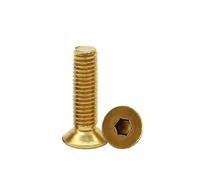 Lot de 50 vis à tête fraisée CSK à six pans creux en laiton M2 M2.5, longueur 4-16 mm(8mm,M2 50pcs)
