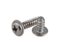 Lot de 50 vis autotaraudeuses à tête plate à tête plate M2-M4 en acier inoxydable A2 boulons à anneau longueur 4-20 mm(M2.2x5(20pcs))