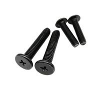 Lot de 50 vis cruciformes ultra fines à tête plate en acier inoxydable 304 A2-70, M1.6, M2, M2.5, M3, noires(3mm,50pcs M2)