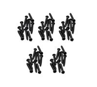 Lot de 50 vis de fixation HO N en métal pour modélisme ferroviaire, échelle HO pour modélisme, train, accessoire de mise à niveau - Court