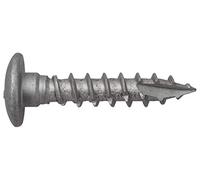 Lot de 50 vis de poteau/fixation de poteau/tête ronde plate/revêtement en acier craquelé / 8 x 40 mm