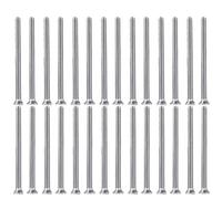 Lot de 50 vis de sortie extra longues pour prises électriques, montage de dispositifs, rallonge pour prises fixes et enfoncées (15-81 x 3,8 cm)