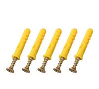 Lot de 50 vis d'expansion en acier inoxydable M640 - 50 pièces en plastique et acier inoxydable - Convient pour un usage quotidien quel que soit le poids ou la taille (M6 x 30)