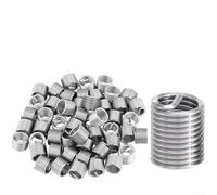 Lot de 50 vis d'insertion de filetage M6 1 2D, bague en acier inoxydable pour une stabilité et une résistance accrues