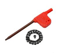 Lot de 50 vis d'insertion en carbure Torx pour porte-outils de tour CNC et inserts indexables (M2-M5) avec clé (M4 x 10)