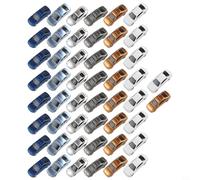 Lot de 50 voitures miniatures HO N Scale 1160 pour tracés de train et construction de scènes, matériau plastique pour configuration de train miniature