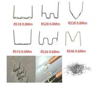 Lot de 500 agrafes de réparation en plastique pour pare-chocs de voiture et agrafeuse à chaud, adaptées à diverses applications (coin extérieur de 0,6 mm)