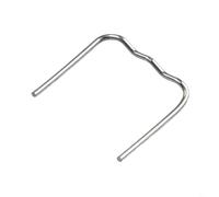 Lot de 500 agrafes de soudage en acier inoxydable 304 0,6/0,8 mm pour agrafeuse à chaud, outil de réparation en plastique, assortiment de rivets de pare-chocs de voiture (coin de 0,8 mm)