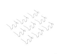 Lot de 500 agrafeuses à chaud en acier inoxydable pour réparation de soudeur en plastique, clous prédécoupés 0 6 mm 0 8 mm de diamètre pour pare-chocs de voiture et divers matériaux plastiques (vague