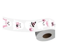 Lot de 500 autocollants à thème scintillant pour décoration de fête d'Halloween, étiquettes adhésives pour sceau, enveloppe, carte d'invitation, étiquettes adhésives sur le thème d'Halloween