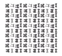 Lot de 500 autocollants Bowknot esthétiques pour scrapbooking pour bouteilles d'eau, ordinateur portable, skateboard, téléphone, étui d'emballage pour nœud papillon