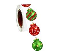 Lot de 500 autocollants de Noël pour cadeaux de Noël - Autocollants joyeux Noël pour scrapbooking, bouteille d'eau, journal, ordinateur portable, bagages