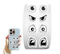 Lot de 500 autocollants pour les yeux avec motifs mignons de dessins animés, lot de décalcomanies avec expressions amusantes, rouleau d'autocollants, autocollants pour les yeux, ensemble
