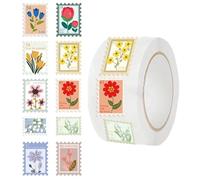 Lot de 500 autocollants pour timbres - Idéal pour journal indésirable, travaux manuels, planificateurs, courrier, emballage, bouteilles d'eau - 6 x 3 cm