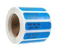 Lot de 500 autocollants rectaux amusants pour une utilisation rectale - Matériau imperméable, sûr, forte viscosité, ne tombe pas facilement | Pour bouteilles d'eau Halloween Thanksgiving
