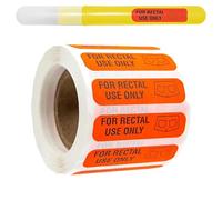 Lot de 500 autocollants rectaux pour intestin rectal - Autocollants amusants pour adultes