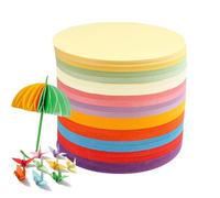 Lot de 500 cartes de modération - 15 cm - Rondes - 10 couleurs - Cartes métaplan rondes - Mallette de modération - Cartes colorées - Fournitures pour enseignants - Pour bureau, école, présentation et