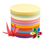 Lot de 500 cartes de modération rondes, 15 cm, cartes de modération, cartes de métaplan, 10 couleurs, cartes au choix, fournitures pour enseignants, multicolores pour présentation et présentation