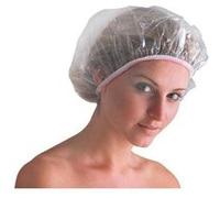 Lot de 500 charlottes imperméables en plastique jetables Transparent