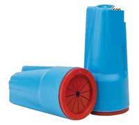 Lot de 500 connecteurs de fils étanches, bleus