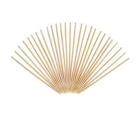Lot de 500 cure-dents en bois de bambou pour fête, restauration, apéritif, cocktail, dessert, barbecue, art artisanal, nettoyage des dents
