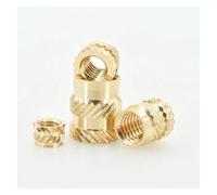 Lot de 500 écrous filetés en laiton M2, M2.5, M3, M4, M5, moletés, thermofusibles, for imprimante 3D(Length 2mm,M2(OD3mm))