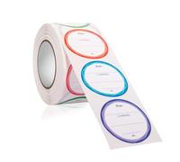 Lot de 500 étiquettes autocollantes rondes pour congélateur - 3,8 cm - Pour organisation des aliments