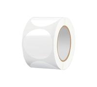 Lot de 500 étiquettes autocollantes rondes transparentes en PVC pour sceller enveloppes, cartes, boîte postale, emballage