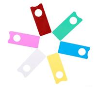 Lot de 500 étiquettes de plantes de jardin avec trou de suspension pour arbres fruitiers, fleurs, légumes, herbes, arbustes, plantes succulentes, roses - Marqueurs de plantes en plastique 5 cm x 2 cm