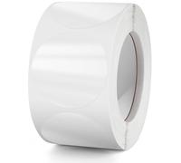 Lot de 500 étiquettes rondes transparentes de 3,8 cm - Protection d'étiquettes autocollantes transparentes pour code QR - Emballage de vente au détail, enveloppe de bureau (taille : 3,8 cm)