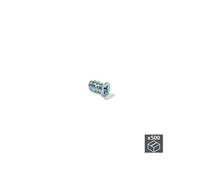 Vis Eurovis à tête plate - PZ - 6,2 x 13 mm - zingué - Lot de 500 EMUCA
