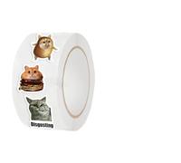 Lot de 500 feuilles d'autocollants amusants en forme de chat - Décoration esthétique pour salle de classe, école, bureau, journal, scrapbooking, ordinateur portable, bouteille d'eau, carnet d'exercice