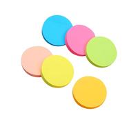 Lot de 500 feuilles de notes adhésives colorées - Bloc-notes autocollantes multicolores - Marqueurs de page ronds