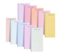 Lot de 500 feuilles de notes adhésives repositionnables colorées lignées pour écrire, journal, prise de notes adhésives