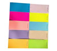 Lot de 500 feuilles de notes adhésives repositionnables colorées lignées pour écrire, journal, prise de notes adhésives